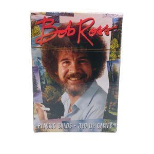 Bob Ross Playing Cards with 52 Unique Paintings with a New Quote on Every Card